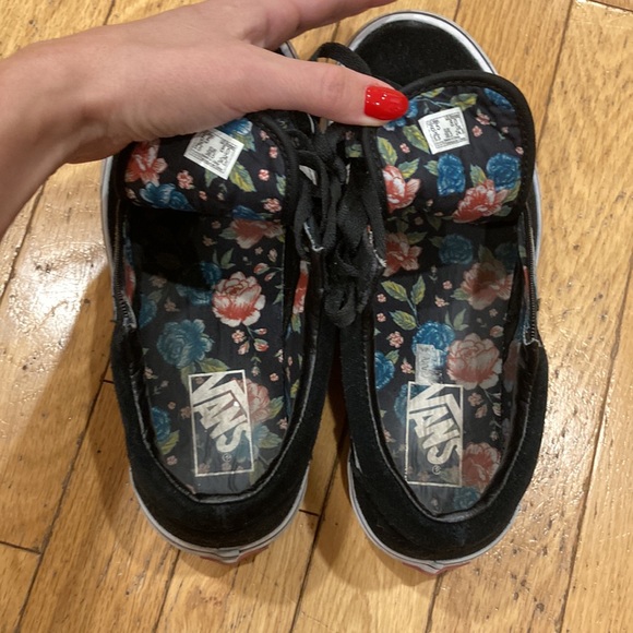 VANS Old Skool lace up/zip up skate shoes. Men’s 6.5/Women’s 8. GUC. - Picture 11 of 14